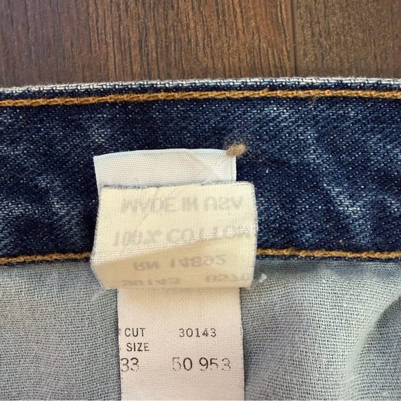 VTG Y2K Marithe Francois Girbaud Men's Stone Washed Denim Shorts Size 33 - Picture 7 of 11